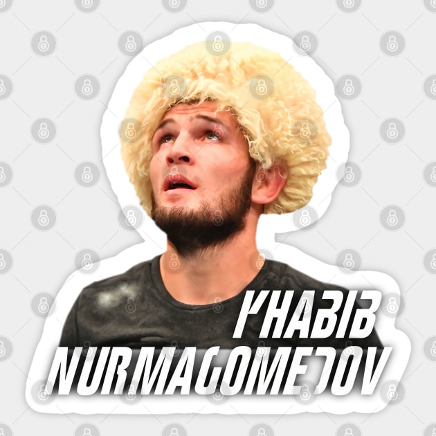 Khabib (The Eagle) Nurmagomedov - UFC 242 - 111201934 Sticker by Semenov